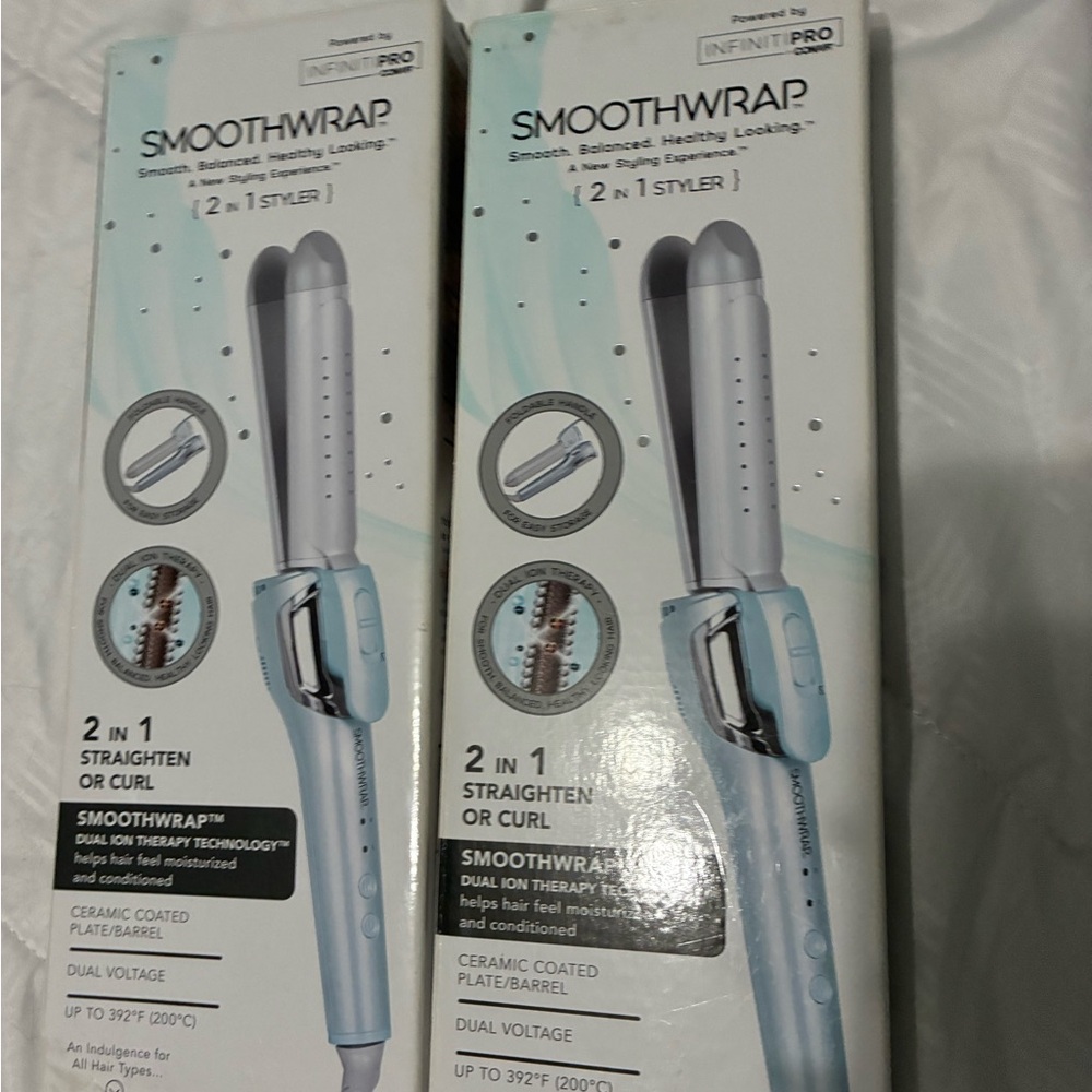2/1 ! Conair Smoothwrap 2-in-1 Styler - Silver